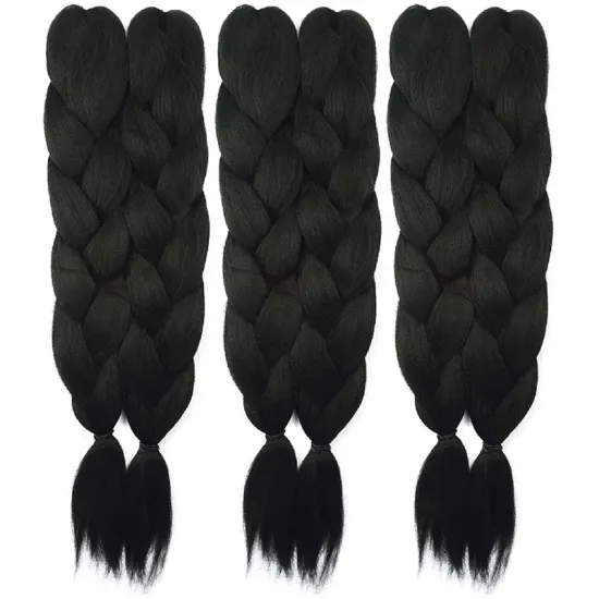 82inch 165g Synthetic Jumbo Braids Crochet Hair x pression Braiding Hair Extensions Pink Blue White Heat Resistant