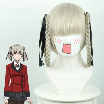Großhandel synthetische geflochtene Momobami Kirari Cosplay -Perücke für Mädchen