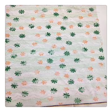 cotton baby printed lace plain mercerized cotton fabric