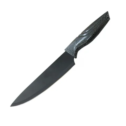 Coated blade knife with water transfer handle