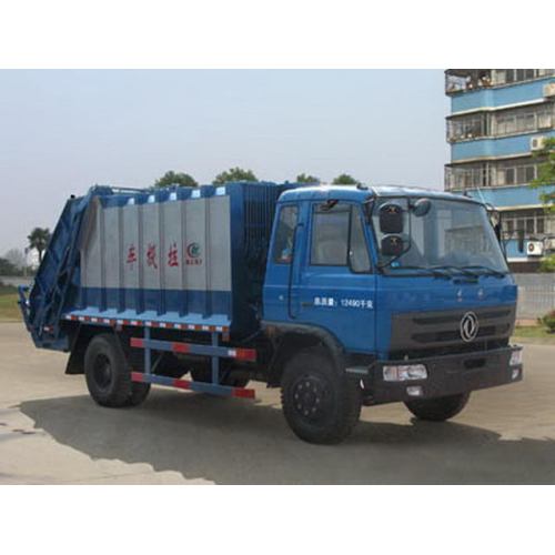 Обжатия dongfeng грузовик тележка 10cbm мусор 