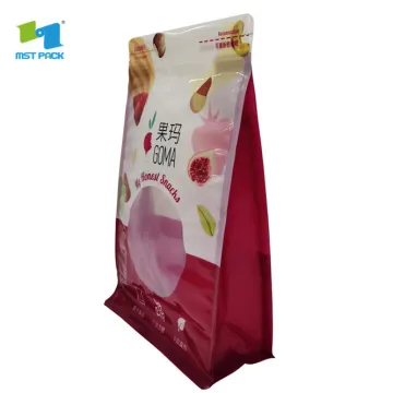 Sustainable fabric recycled plastic zipper bags for frozen food