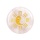 Clear Crystal 25MM Circular Disc Mat Handmade Craved Pattern-Taiji Bagua For Home Decor