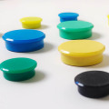 Flat Button Round Magnet for Whiteboard Refrigerator Note