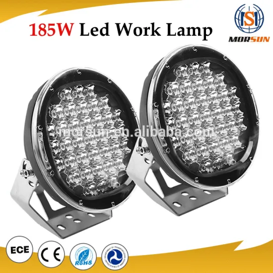 Super bright led work light 185w 9 inch Round auto led work light