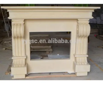 Sandstone fireplace wall tile