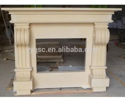 Sandstone fireplace wall tile