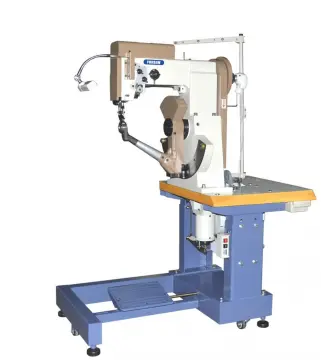 Side Moccasin Ornamental Stitching Sewing Machine for Shoes Upper and Soles