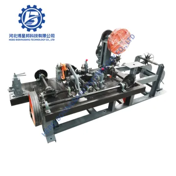 CNC Controlled Automatic Single Wire Barbed Wire Making Machine