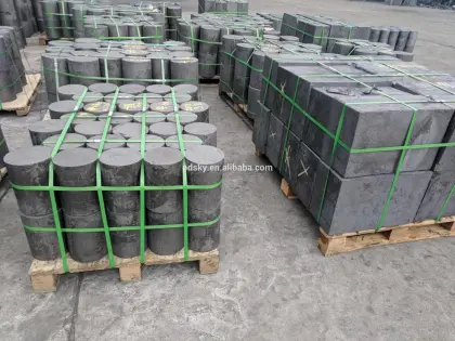 High pure medium grain EDM graphite products