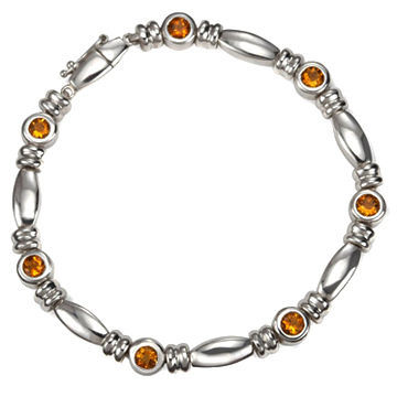 Stainless Steel Crystal Bracelet, Nice Choice for Women Daily Life, 60 - 65mm Diameter