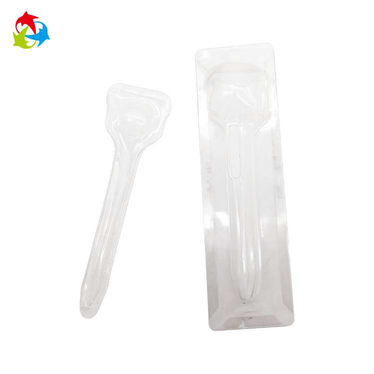 Disposable custom plastic slide blister card packaging