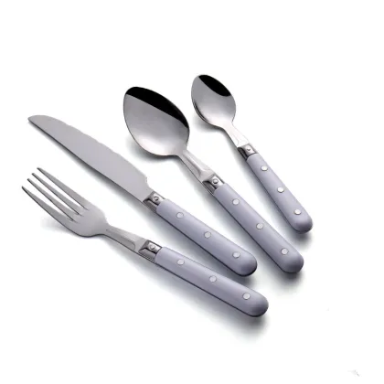 18/0 Walmart Plastic Handle Cutlery Sets