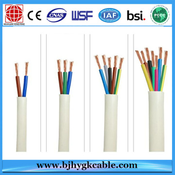 Cable de control forrado PVC del aislamiento del PVC de múltiples bases