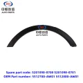 קשת גלגלים אחורית לקצץ ל- CHANGAN CS55 CS55PLUS