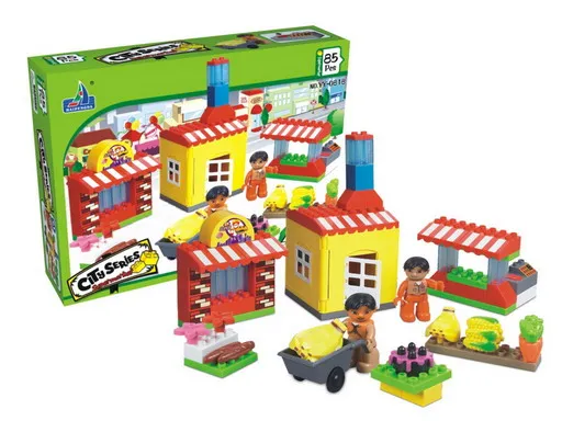 Kids Toy 85-Piece Building Blocks House