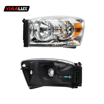 Auto Lighting System Headlight for DODGE RAM 1500/2500 Pickup (2006-2008) - LHD Fit