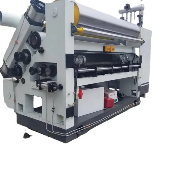 Hot Selling ZH-SF280 Fighterless Single Face Paper Corrugating Machine with Electrical Heating