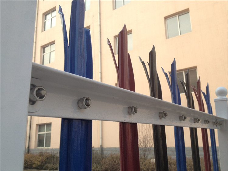 pvc steel fence