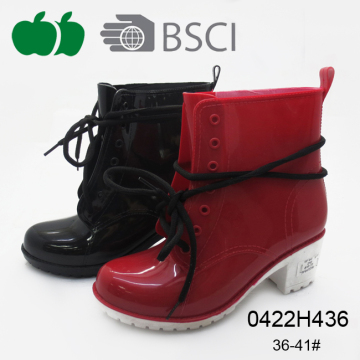 High Quality Durable Plastic Fashion Women Rain Boots