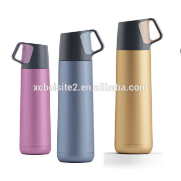 M076 Metal matte stainless steel double insulation vacuum Cup