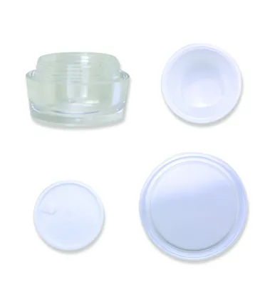 plastic cosmetic packaging cream jar