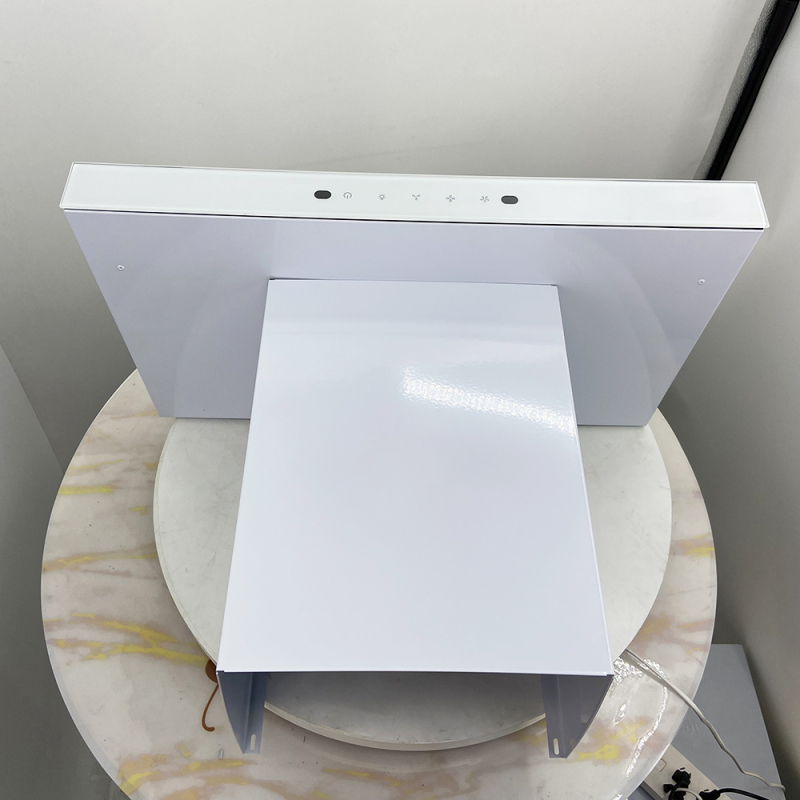 60cm Stainless Steel T-shaped Baffle Aluminium Filter Cooker Hood Wall Mount Kitchen Range Hood