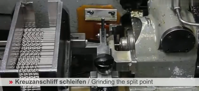 grinding the split point