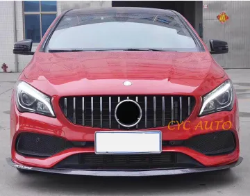 ABS Front Bumper Grille GT Style Facelift for Mercedes-Benz CLA Class W117 (2017-2019)
