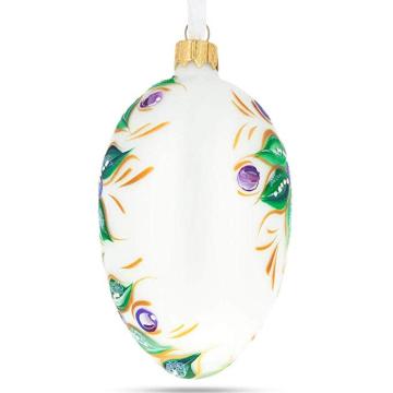 Customized Hand Painted Printing Glass Easter Egg