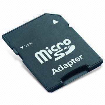 Memory Card Adapter with 250V AC Maximum Operating Voltage and Thermal Plastic