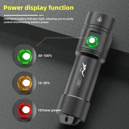 Aluminum XHP50 L2 LED Underwater Scuba Diving Flashlight - Portable Mini Diving Torch 50m 26650 Diver Torches