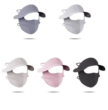 3D Anti-UV Golf Silk Face Cover - Breathable Sunscreen Mask Hat