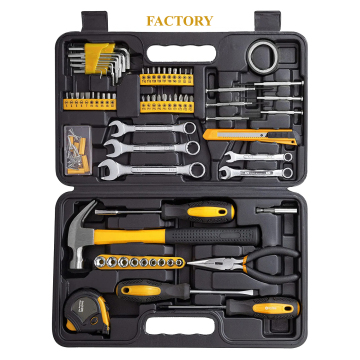 YUHANG 148-Piece Tool Set with Blue Plastic Toolbox