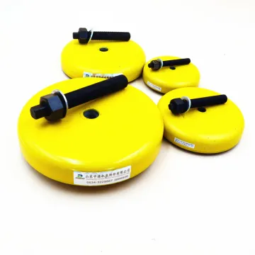 Factory direct S78-10 anti-vibration frame adjustable shock-proof rubber pad iron, leveling feet