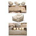 Luxury European Style Leather Living Room Sofa