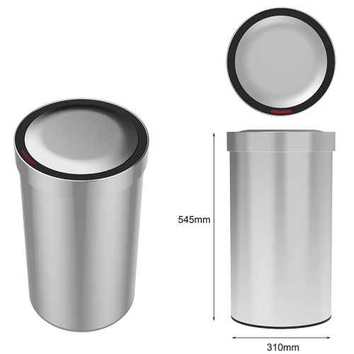 Battery Power Stainless Steel Sensor Trash Bin