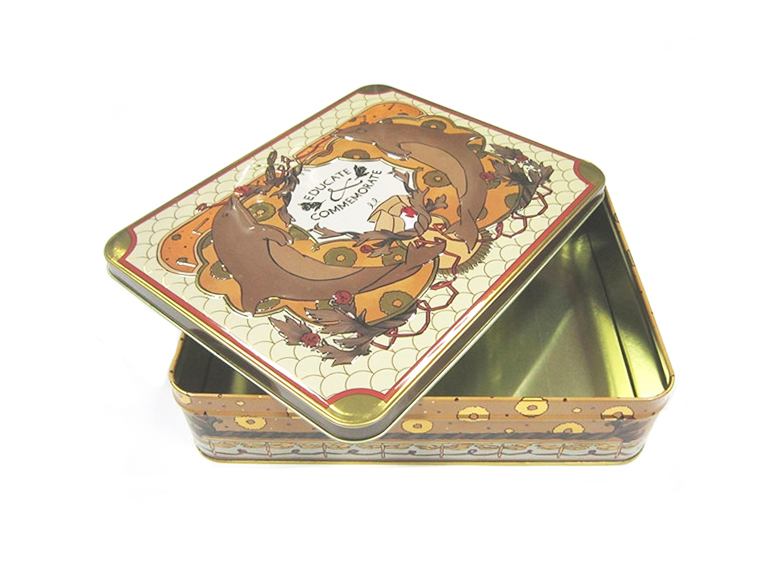 rectangular tin box