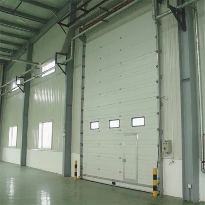 Lifting Industrial Overhead Sectional Door For Warehouse