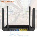 2.4+5.8G 802.11ac Gigabits Wireless Wifi Router 1750Mbps Dual-Band 500mW wireless indoor AP openwrt poe router + 6*6dBi antennas