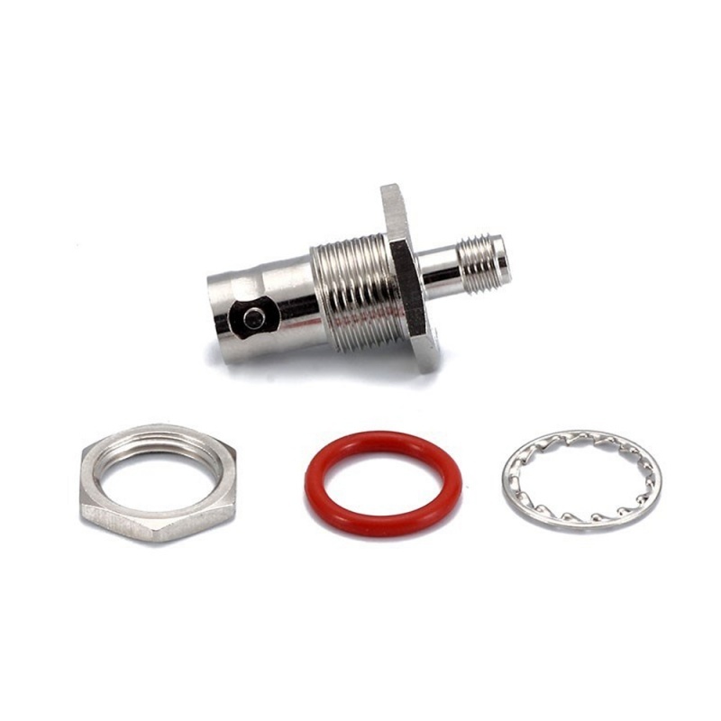 SMA Female to BNC Female Coaxial Adapter 2