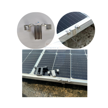 Cleaning Clips for Solar Panels and Photovoltaic Modules Drainage Systems