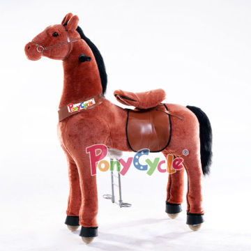 Lovely Plush Walking Horse Toy Pony Cycle For Rental