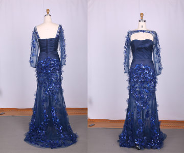 New Design Chiffon Sequins A-Line Sweetheart Evening Dresses