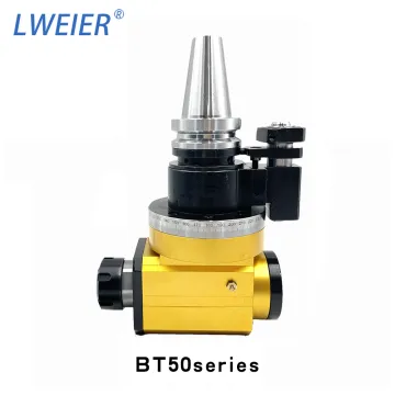 BT50 Angle Head Output: 90-Degree Right Angle Head with SK50/CAT50/BT50/ISO50/KM100/HSK100 Drive Shank