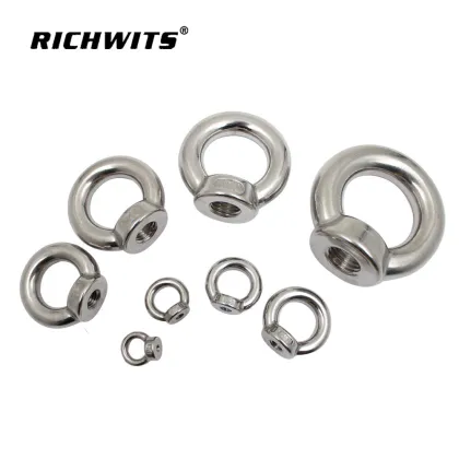 Stainless Steel Lifting Eye Nuts DIN582 Steel Forged Ring Nut Anchor Lifting Eye Nuts