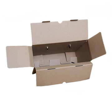 3 Layers Eco-Friendly Handle Brown Corrugated Box Packaging