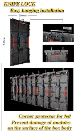 Outdoor P3.91 LED Display Screen Rental Cabinet