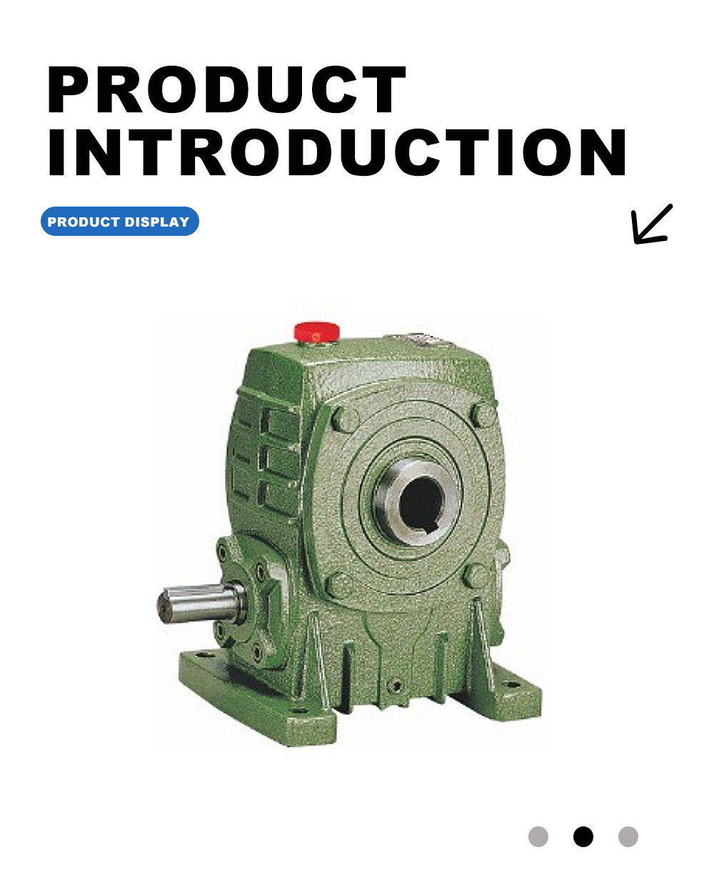 WPKA Heavy Duty Worm Gear Reducer X