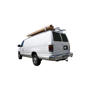 Van Roof Rack and Rear Hitch Cargo Solutions for Ladders, Luggage, and Carriers
